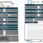 10 Free Vehicle Inspection Forms – Modern Looking Checklists For  Inside Mechanic Checklist Template