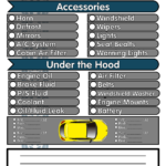 10 Free Vehicle Inspection Forms – Modern Looking Checklists For  Inside Used Car Inspection Checklist Template