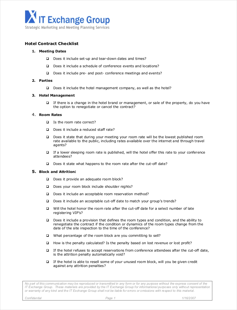 10+ Hotel Checklist Examples - PDF, Word  Examples Intended For Hotel Inspection Checklist Template With Hotel Inspection Checklist Template