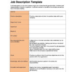 10 Job Description Templates & Examples ᐅ TemplateLab Inside Hr Job Description Template