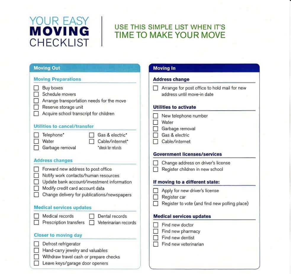 10+ Moving Checklist Templates – Word Templates Pertaining To Office Move Checklist Template For Office Move Checklist Template