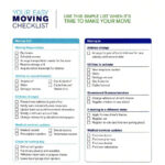 10+ Moving Checklist Templates – Word Templates Throughout House Moving Checklist Template