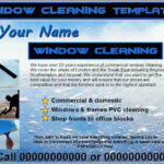 10 Printable Window Cleaning Flyer Template In Word For Window  For Window Cleaning Flyer Template