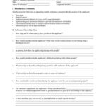 10+ Reference Checking Forms & Templates – PDF, DOC  Free  For Reference Checklist Template