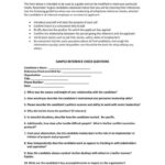 10+ Reference Checking Forms & Templates – PDF, DOC  Free  With Reference Checklist Template