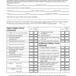 10+ Vehicle Checklist Templates In PDF  MS Word  Excel Intended For Driver Checklist Template