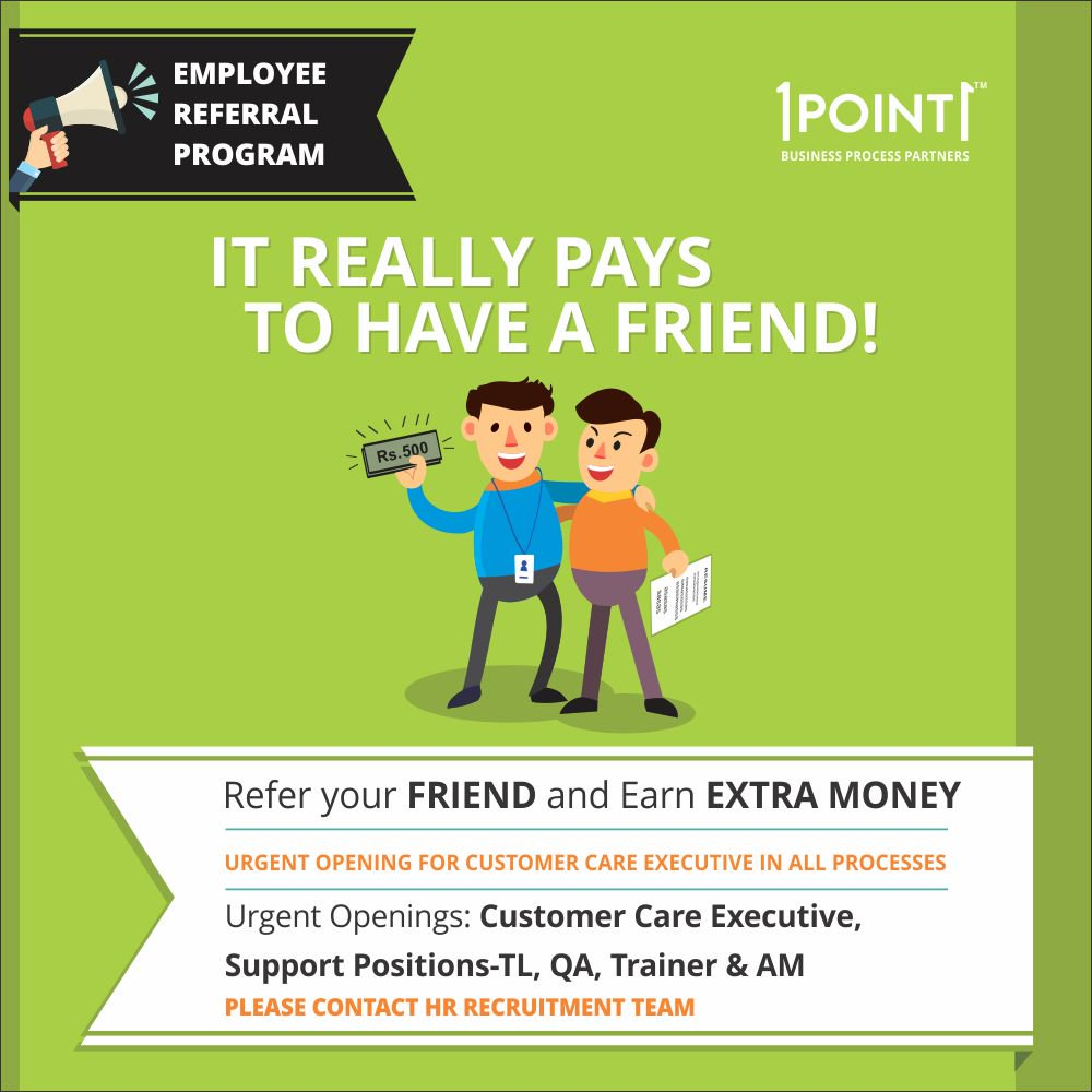 100Point100 Solutions On Twitter: “One Point One Solutions, Happy To  Within Referral Program Flyer Template