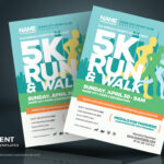 10K Run & Walk Event Flyer & Poster – Corporate Identity Template With Regard To 5K Run Flyer Template