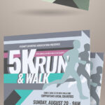 10K Run Flyer And Poster Templates On Behance Throughout 5K Run Flyer Template