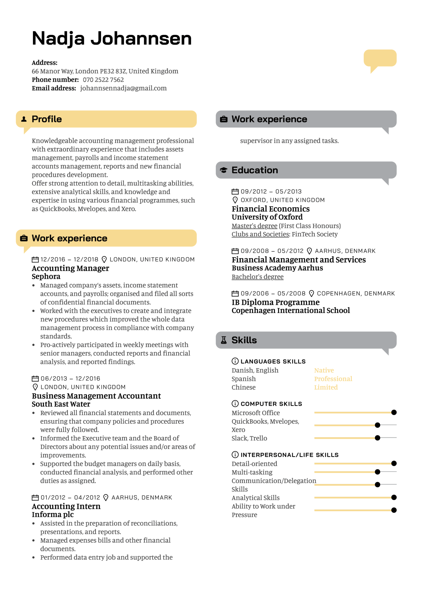 Accounting Manager Resume Template  Kickresume Inside Accounting Manager Job Description Template Intended For Accounting Manager Job Description Template