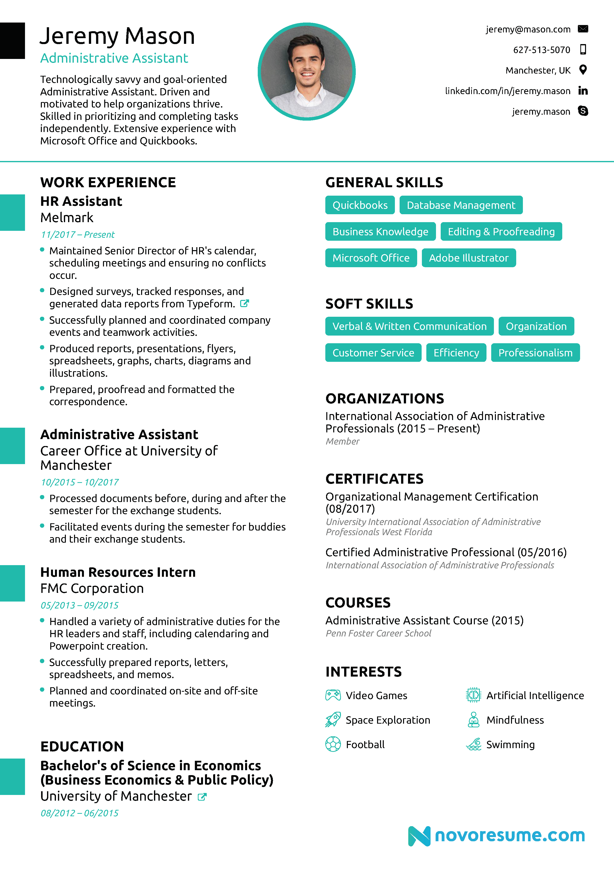 Administrative Assistant Resume [10] - Guide & Examples Throughout Executive Assistant Job Description Template In Executive Assistant Job Description Template