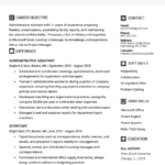 Administrative Assistant Resume Example & Writing Tips  Resume Genius Regarding Executive Assistant Job Description Template
