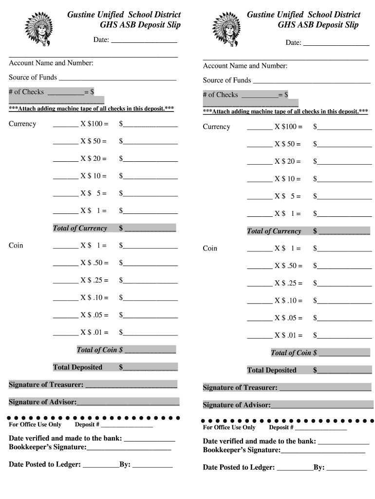 Asb Deposit Slip - Fill Online, Printable, Fillable, Blank  pdfFiller For Regions Bank Deposit Slip Template Intended For Regions Bank Deposit Slip Template