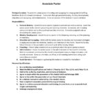 Associate Pastor Job Description (10)  Central Kentucky Network  With Pastor Job Description Template