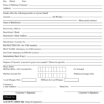 Bank Transfer Form – Fill Online, Printable, Fillable, Blank  With Regard To Electronic Funds Transfer Deposit Form Template
