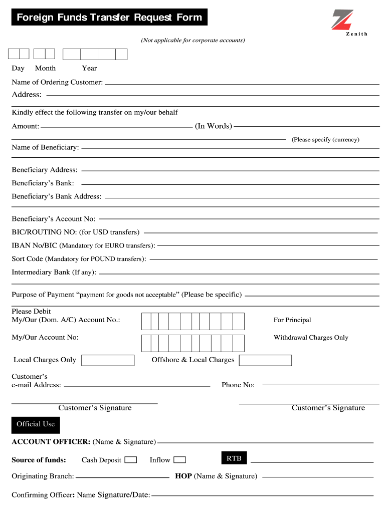 Bank Transfer Form - Fill Online, Printable, Fillable, Blank  With Regard To Electronic Funds Transfer Deposit Form Template Inside Electronic Funds Transfer Deposit Form Template
