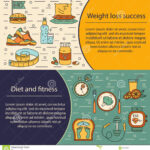 Banner Or Flyer Template. Weight Loss, Diet Card