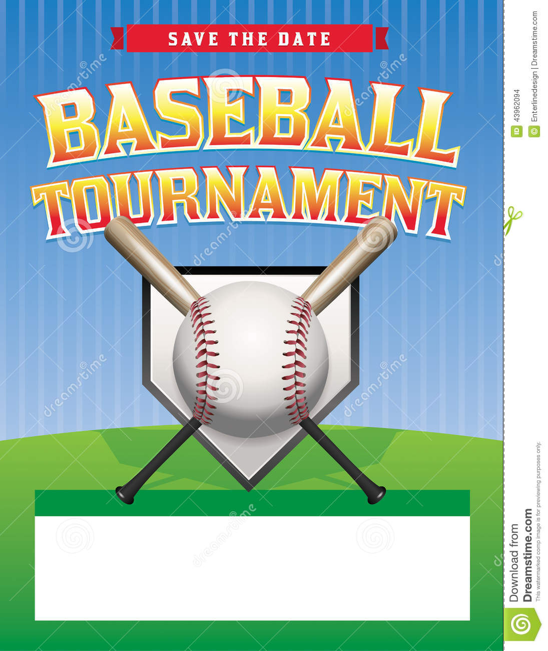 Baseball Tournament Illustration Stock Vector - Illustration of  With Regard To Baseball Tournament Flyer Template Throughout Baseball Tournament Flyer Template