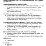 Betriebsmanager LEBENSLAUF  Vorlage Und Beispiele Regarding Content Manager Job Description Template