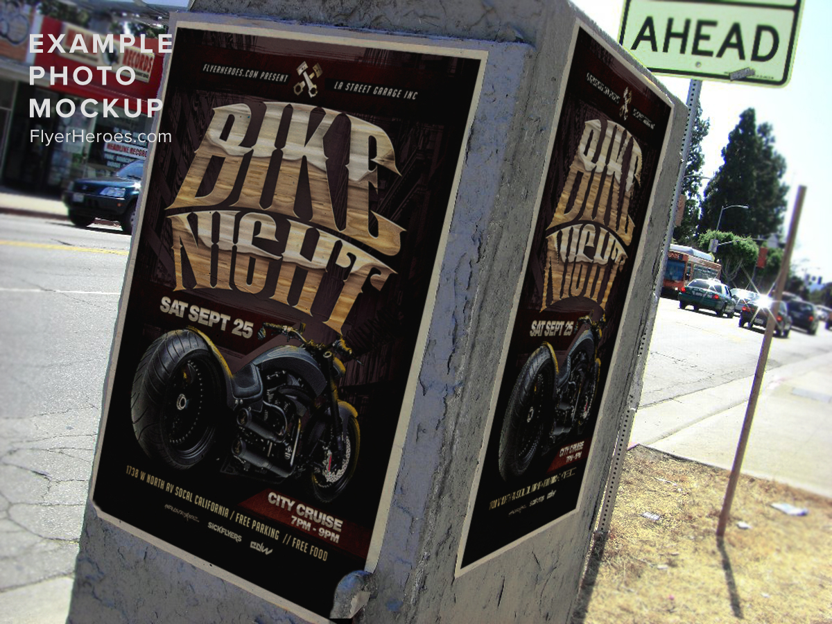 Bike Night Flyer Template - FlyerHeroes With Bike Night Flyer Template Throughout Bike Night Flyer Template