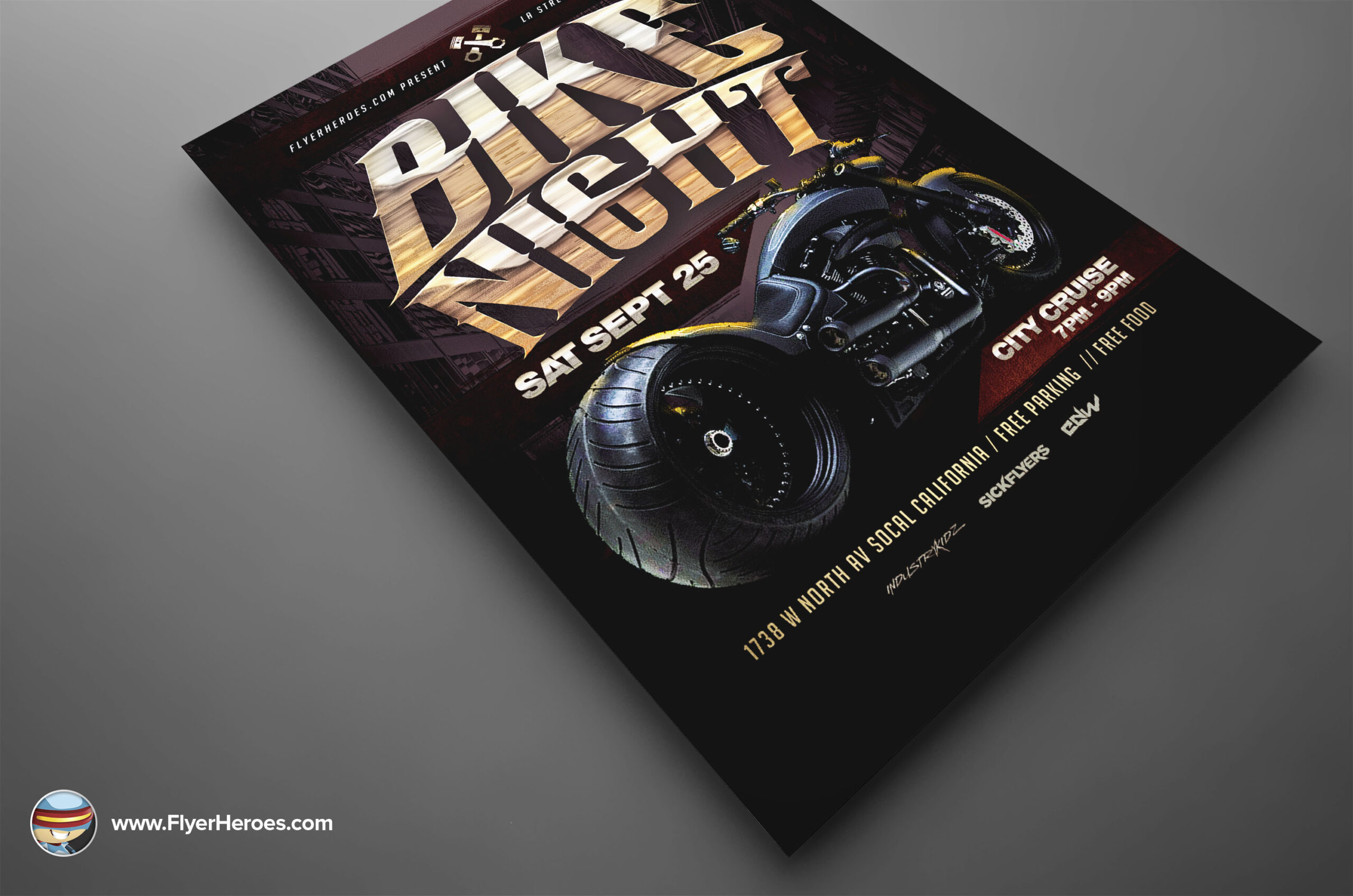 Bike Night Flyer – Vtwctr Throughout Bike Night Flyer Template