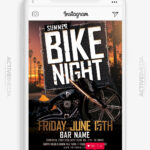 Bike Night Summer – Social Media Flyer With Bike Night Flyer Template