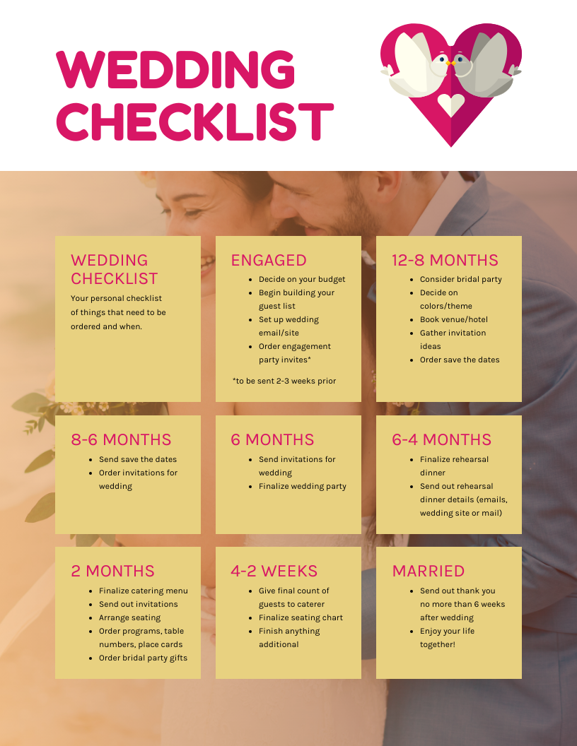 Bold Planner Wedding Checklist Template For Audit Engagement Checklist Template Pertaining To Audit Engagement Checklist Template