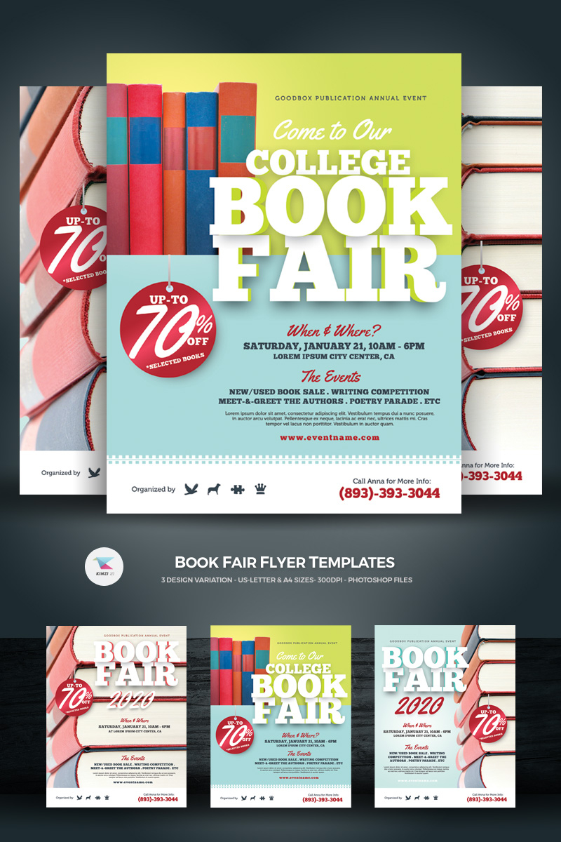 Book Fair Flyers - Corporate Identity Template For College Fair Flyer Template Throughout College Fair Flyer Template