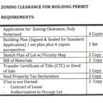 Building Permit Downloadable Forms  Cabadbaran City In Building Permit Checklist Template