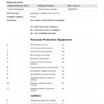 Building Site Health And Safety Checklist (Free Template) Throughout Building Security Checklist Template