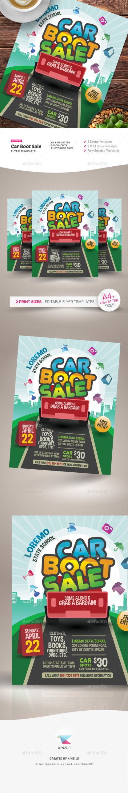 Car Boot Sale Flyer Template Intended For Trunk Show Flyer Template Regarding Trunk Show Flyer Template