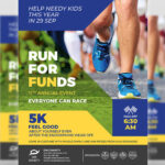 Charity Run Flyer Template By OWPictures On Dribbble Intended For 5K Run Flyer Template