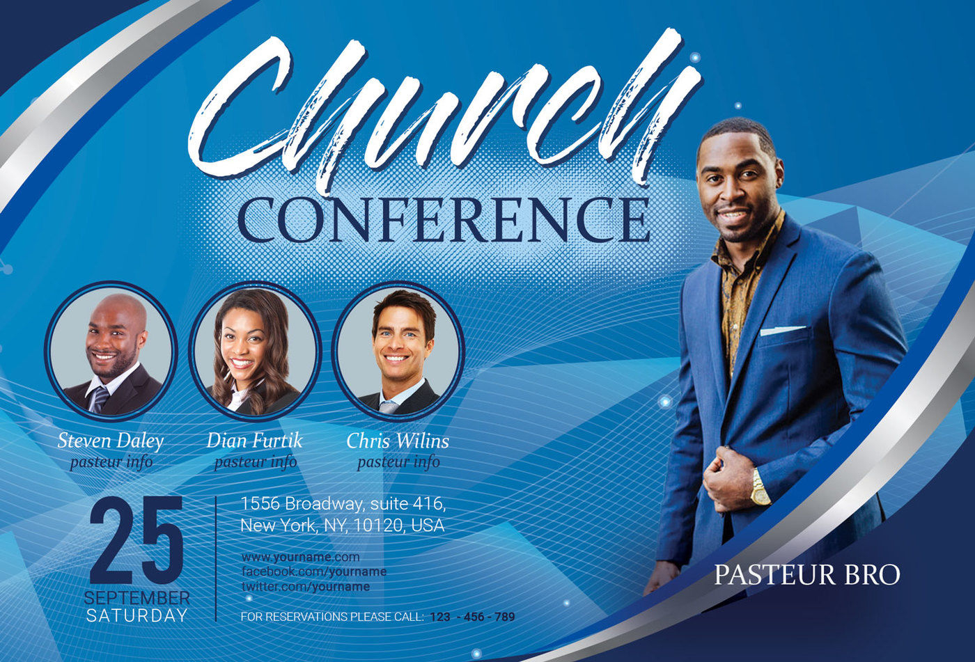 Church Conference Flyer By artolus  TheHungryJPEG Intended For Church Conference Flyer Template