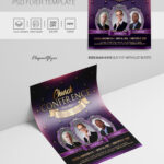 Church Conference – Free PSD Flyer Template  By ElegantFlyer In Church Conference Flyer Template