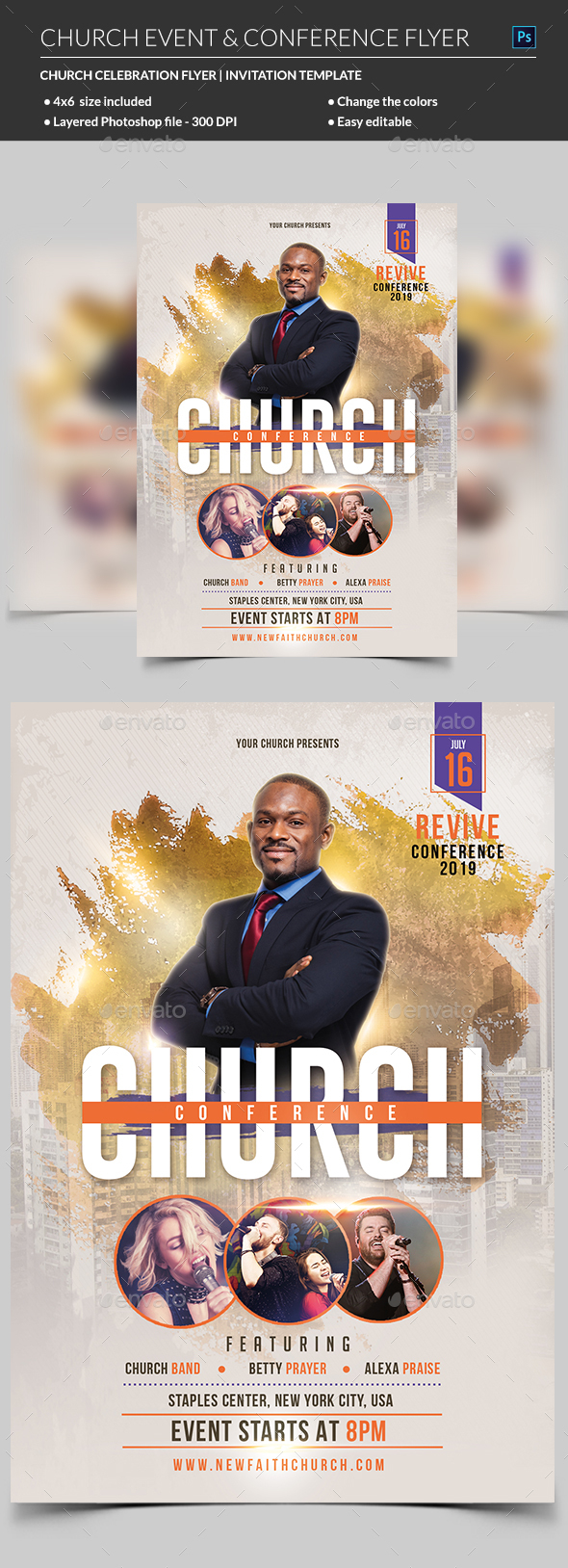 Church Event or Conference Flyer Template For Church Conference Flyer Template Inside Church Conference Flyer Template
