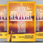 Church Revival Flyer Template On Behance Intended For Church Revival Flyer Template