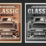 Classic Car Show Flyer For Classic Car Show Flyer Template
