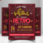 Classic Car Show Flyer Free PSD - PSD Zone With Classic Car Show Flyer Template