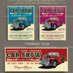 Classic Car Show Flyer Template  By ElegantFlyer In Classic Car Show Flyer Template