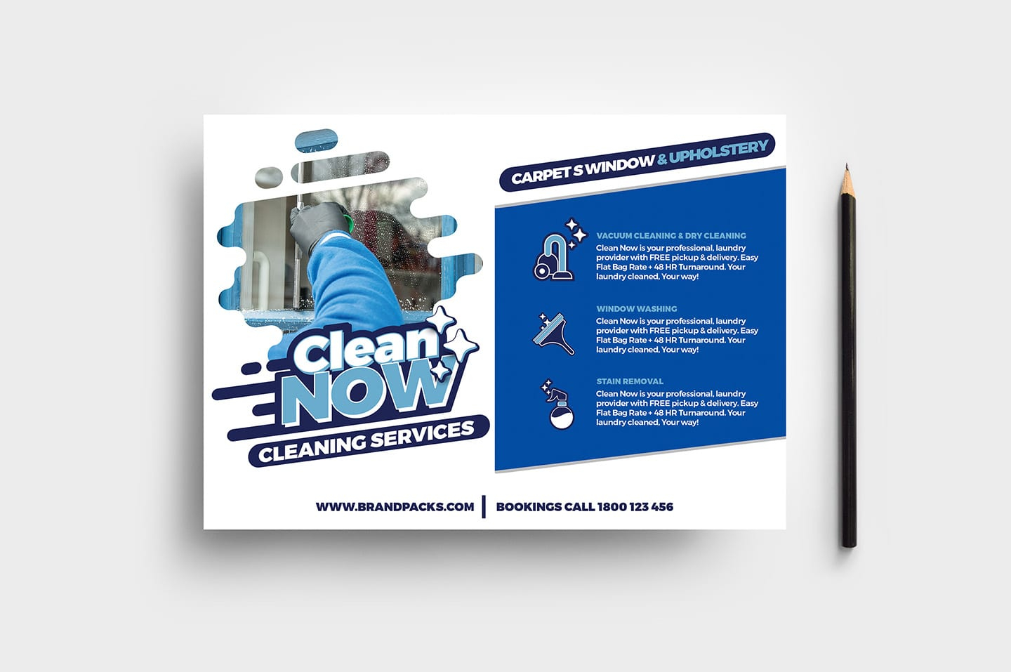 Cleaning Service Flyer Template in PSD, Ai & Vector - BrandPacks Inside Window Cleaning Flyer Template With Regard To Window Cleaning Flyer Template
