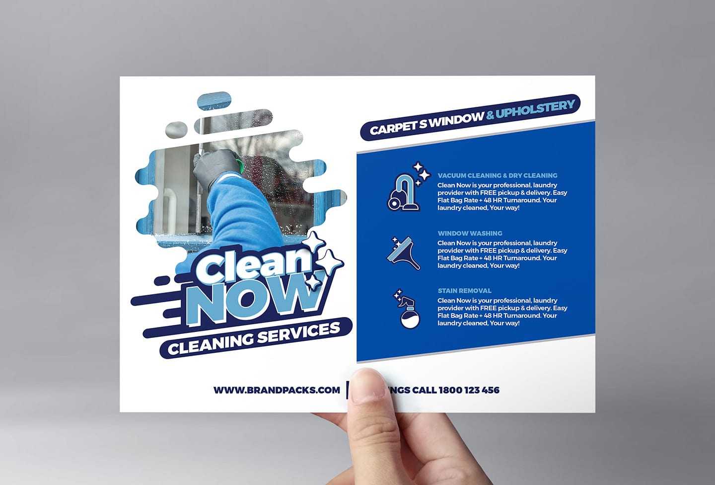 Cleaning Service Flyer Template In PSD, Ai & Vector – BrandPacks Intended For Maid Service Flyer Template