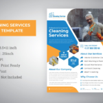 Cleaning Service Marketing Material Design Flyer Template  Flyer  Intended For Maid Service Flyer Template