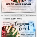 Community Event – Flyer PSD Template  By ElegantFlyer Pertaining To Community Event Flyer Template