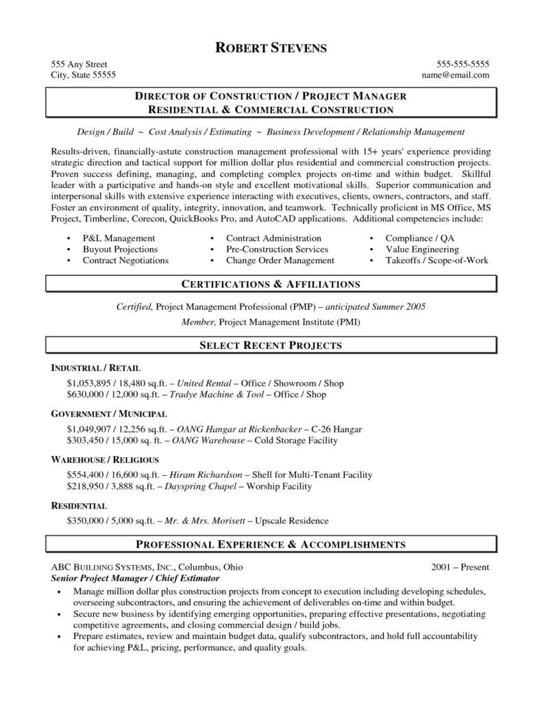 Construction Estimator Cover Letter - Sample Cover Letter Inside Construction Estimator Job Description Template Throughout Construction Estimator Job Description Template