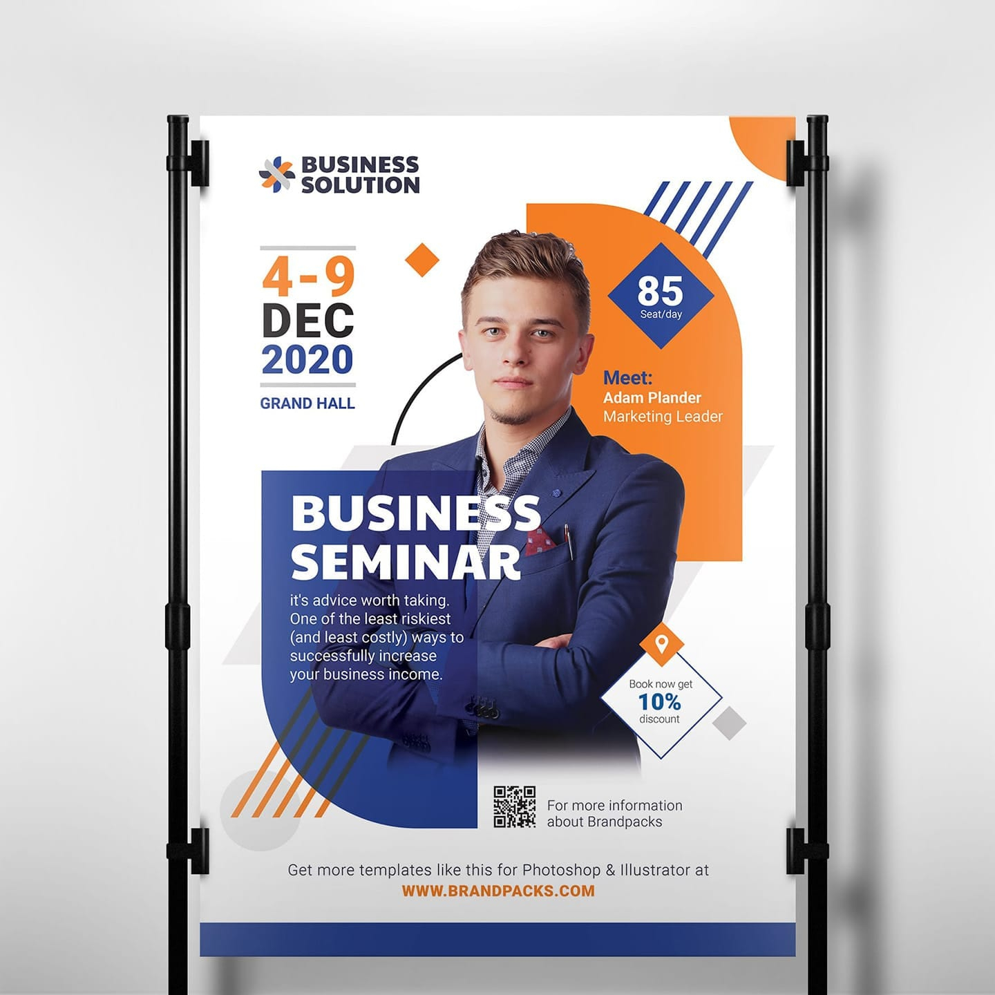 Corporate Event Poster/Banner Template - PSD, Ai & Vector - BrandPacks Inside Professional Event Flyer Template Throughout Professional Event Flyer Template