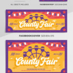 County Fair – Facebook Cover Template In PSD + Post + Event Cover With Regard To County Fair Flyer Template