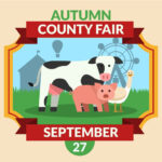 County Fair Poster Template 10 Vector Art At Vecteezy Pertaining To County Fair Flyer Template