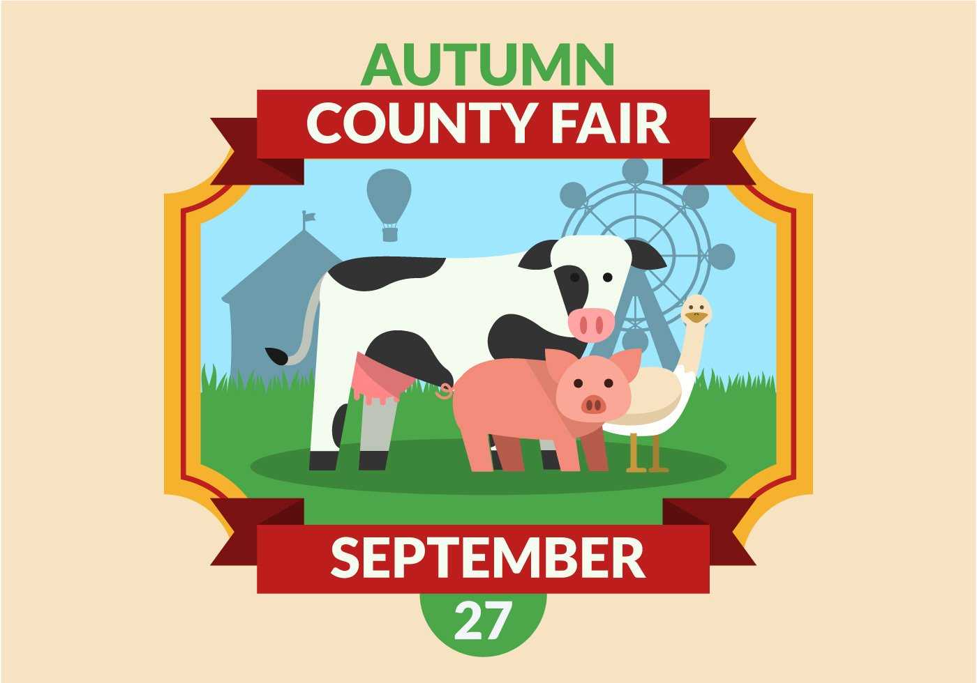 County Fair Poster Template 10 Vector Art at Vecteezy Pertaining To County Fair Flyer Template Intended For County Fair Flyer Template