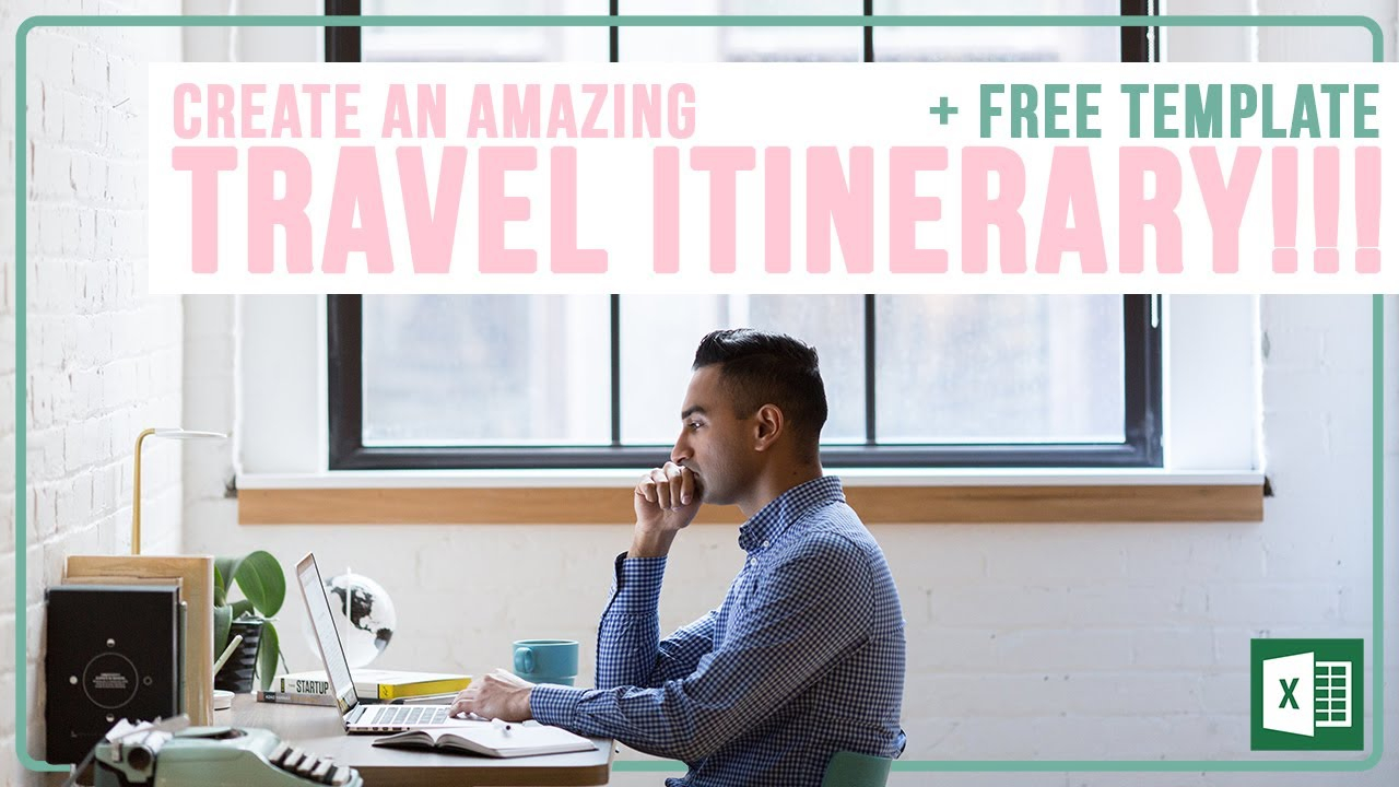 Create an Amazing Travel Itinerary!!!  Microsoft Excel Tutorial + FREE  TEMPLATE With Regard To Luxury Travel Itinerary Template With Luxury Travel Itinerary Template