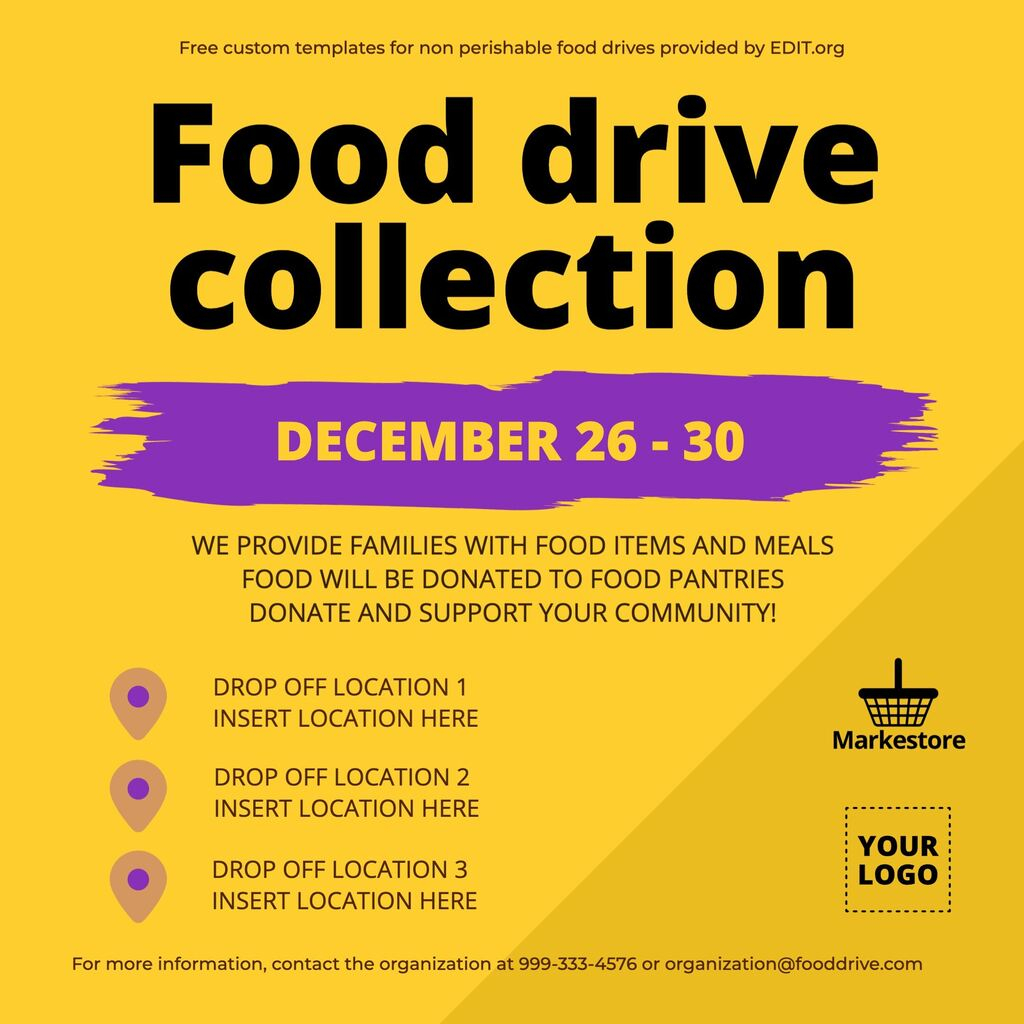 Create online posters for solidarity campaigns Throughout Food Pantry Flyer Template Regarding Food Pantry Flyer Template